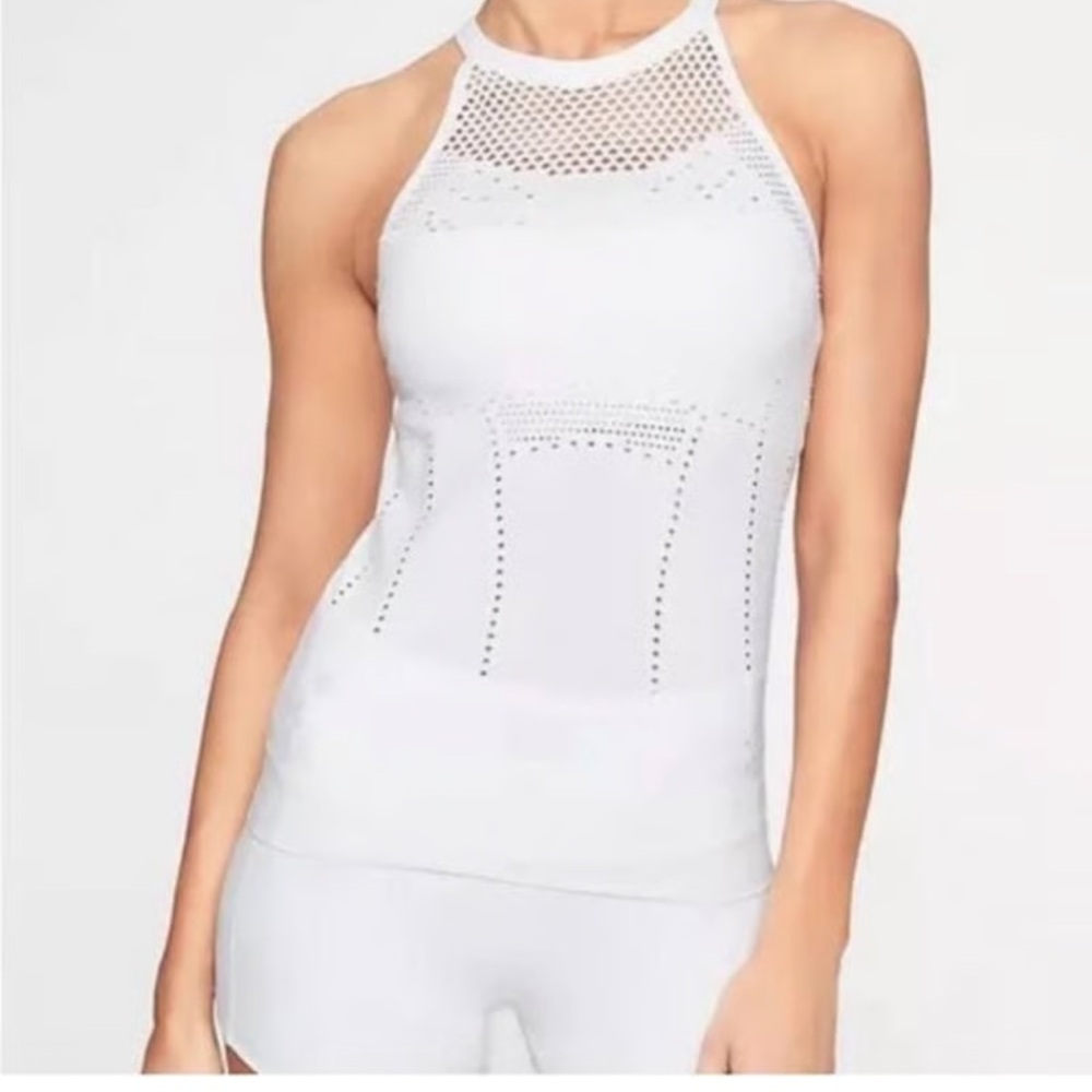 ATHLETA DIAMOND MESH TROPHY TANK TOP